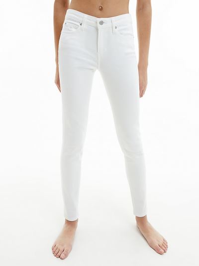 Calvin Klein Ruhák HU373239 | Calvin Klein Mid Rise Női Farmernadrág Világos Kék